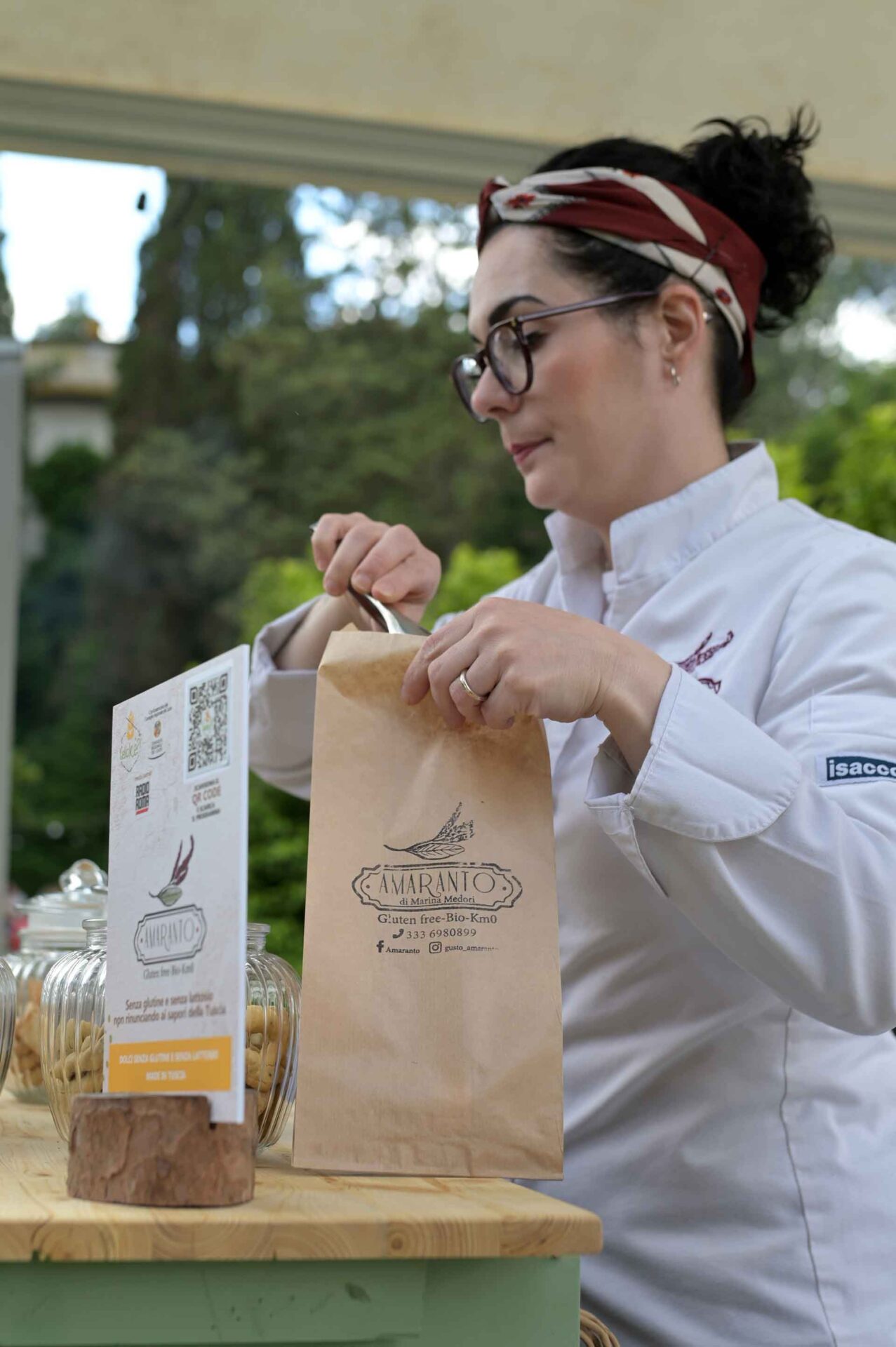 evento gluten free cicliaci roma ritratto gusto amaranto prodotti della Tuscia